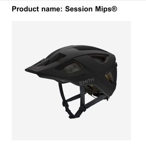 Smith session mips mountain bike  helmet size medium unisex- matte black